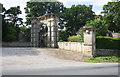 Entrance gateway to Aske Hall from Gilling Road (B6274)