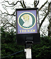 The Ram public house (pub sign)