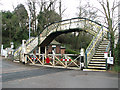 Pedestrian bridge over the railway line at Brundall