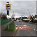 Warning sign - Patrol, Melbourne Way, Newport