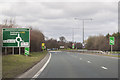 A165 approaching the Brandesburton roundabout