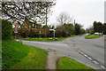 Road junction in Chiselhampton