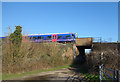 SU6966 : Train on a Bridge by Des Blenkinsopp