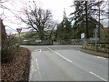 NO2507 : Junction of B936 and A912 roads, Falkland by Bill Kasman