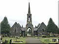 SJ6966 : Middlewich Cemetery chapels from the north by Jonathan Hutchins