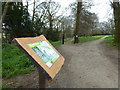 The western entrance to Tregoniggie Woods