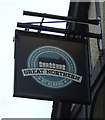 Sign for the Great Northern public house, St Albans