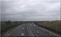 TL1502 : M25 Motorway, Colney Street by JThomas