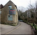 Old-style name sign on a Frome corner