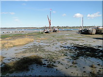 TM2038 : Boats on the mud at Pin Mill by Adrian S Pye