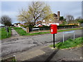 Queen Elizabeth II postbox on a Nottage corner, Porthcawl