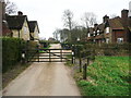 Gate on Little Offley driveway