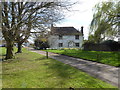 House on the green at Throwley Forstal