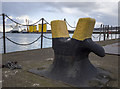 J3676 : Bean bollard, Belfast Dry Dock by Rossographer