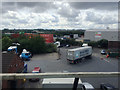 Maersk on the move, freight terminal, Vauxhall, Birmingham