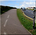 Wales Coast Path alongside Mallard Way, Porthcawl