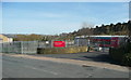 Customer entrance to Alco Valves, Rastrick Common