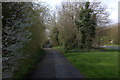 Cycle and pedestrian path alongside A4095