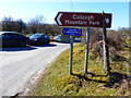 Sign, Cuilcagh Mountain Park and Cuilcagh Legnabrocky Trail