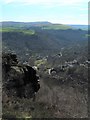 Gritstone crag above Hebden Bridge