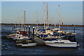 Boats on the mud at Heybridge Basin