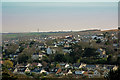 A terrace of houses on Clovelly Road are in the centre of this image