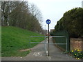 Dual use path off Mornington Crescent, Nuthall