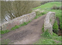ST6669 : Old bridge where the Siston Brook meets the Avon by Neil Owen