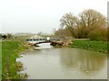 Road and pipe bridges over the River Till