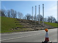 Road Works on Dere Street [A1]