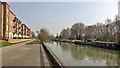 Approaching Lincoln alongside the Fossdyke