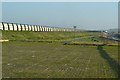 Along the dam, Abberton Reservoir