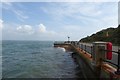 Sea wall between Cowes and Gurnard