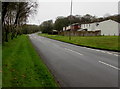 Thornhill Road descends from Upper Cwmbran towards Thornhill