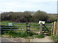 TQ7809 : Entrance to Combe Valley Countryside Park, Reedswood Road by PAUL FARMER