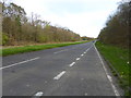 Looking along the A24 from junction with B2126