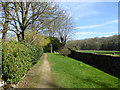 Path to Coln Rogers church