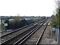 View up the line from Chestfield & Swalecliffe station