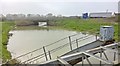 River Till joining the Fossdyke beyond the road bridge