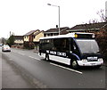 Phil Anslow Coaches bus, Upper Cwmbran Road, Upper Cwmbran