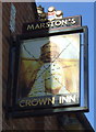 Sign for The Crown Inn, Yoxall