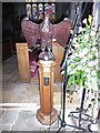 TQ4935 : St Michael & All Angels, Withyham: lectern by Basher Eyre