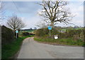 The lane to Stopsley Holes Farm, Kings Walden