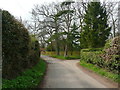 Triangular road junction, Ley Green, Kings Walden