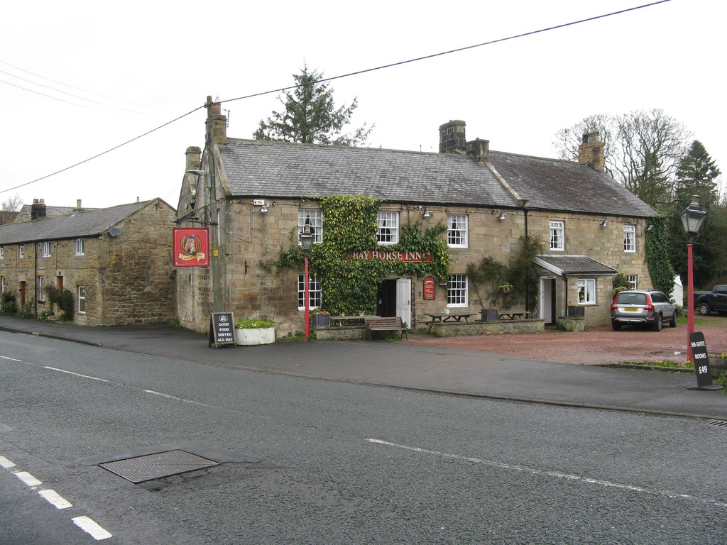 The Bay Horse Inn, West Woodburn © M J Richardson Cc-by-sa/2.0 ...