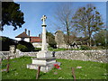 War memorial in front of Cocking Church