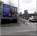 Bridgwater & Taunton College advert on a Bridgwater corner