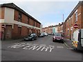 Edward Street No Entry signs facing Wellington Road, Bridgwater