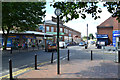 Church Road meets the High Street, A452, Brownhills