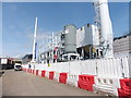 Industrial construction site on Woodham Road